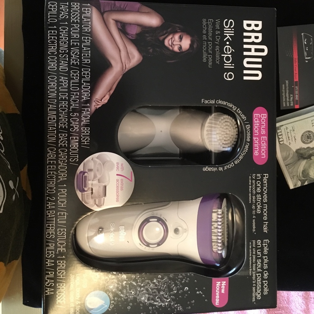 Braun wet and dry epilator, bonus edition